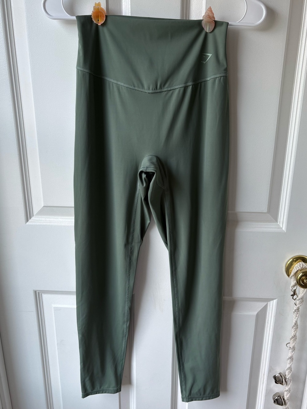 Gymshark Olive Green High-Waist Leggings